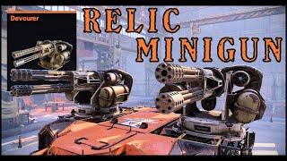 New RELIC Minigun is AWESOME | Crossout (Pr test server)