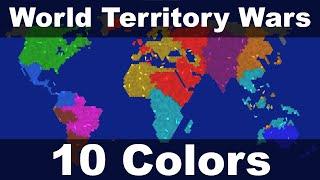 10 Colors Hex Territory Wars World | 250 Subs | Marble Race