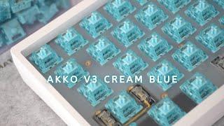 Akko V3 Cream Blue | creamy and crunchy tactile switch!