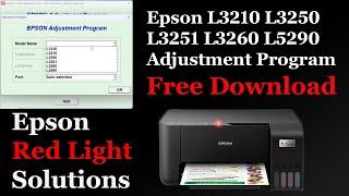 Epson L3210 L3250 L3116 L3215 L3200 Red Light Blinking Solution | A INK PAD IS THE END OF SERVICE |