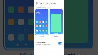 Redmi Note 9 Buttons To Gesture MIUI 12.5.4 New Update Gesture On #shorts