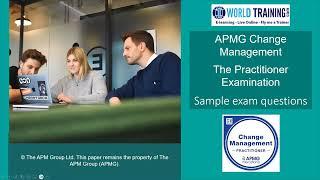 Sample Paper | APMG Change Management Practitioner | APMG | 1WorldTraining.com