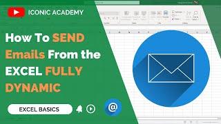 With a SINGLE FORMULA, You can Create FULLY DYNAMIC Emails from Excel! || ICONIC ACADEMY