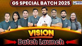 GS Special Batch 2025 for All SSC Exam 2025 | Vision Batch Announcement by Khan Sir & Team | KGS SSC