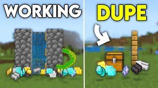 TOP 3 WORKING DUPLICATION GLITCHES IN 1.21 Minecraft Bedrock !