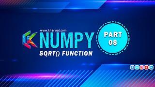 Numpy Part 08 |  sqrt() function