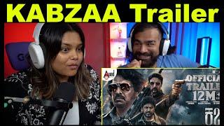 KABZAA | Upendra |Sudeepa | Shivarajkumar |Shriya | R.Chandru|Ravi Basrur Trailer REACTION