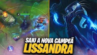 LISSANDRA a NOVA CAMPEÃ Chegando ao WILD RIFT - React EMEROK