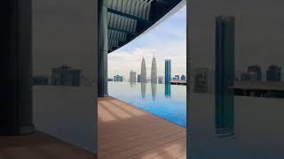 Eaton Residence Kuala Lumpur, Malaysia, Biggest Infinity Swimming Pool.