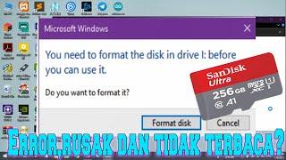 Cara Mengatasi Kartu SD Error Tidak Mau di Format
