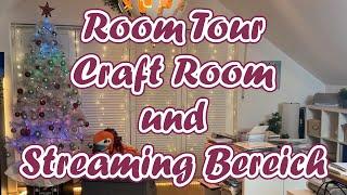 Room Tour || Bastelzimmer || Streaming Bereich || Craft Room || Januar 2024