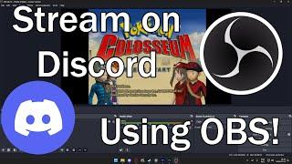 How to stream on Discord using OBS - WITH AUDIO!