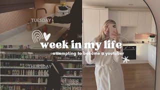 spend the week with me vlog (attempting to become a youtuber)  | Home with Roo