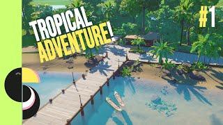 Tropical Island Adventure!  | #1 | Speedbuild | Planet Zoo