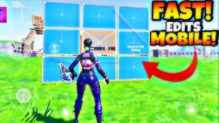 How To Edit/Reset Fast On Fortnite Mobile ( Tips & Tricks)