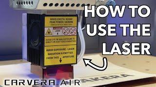 How to use the Laser Module with the Carvera Air Desktop CNC