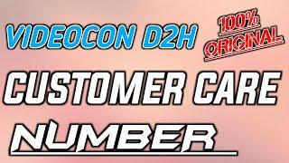 Videocon d2h customer care number 2019 | Videocon Helpline number INDIA