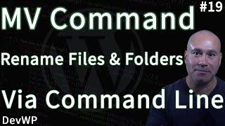 LEARN the MV Command - Rename Files - Folders - Command Line Interface