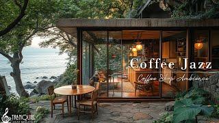 Forest Cafe Jazz Music | Sweet Coffee Shop Ambience & Smooth Jazz Piano Music Make You Happy All ...