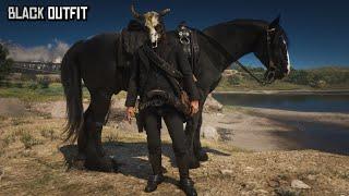 The Legendary All Black Outfit for Arthur | Red Dead Redemption 2