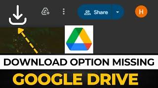 Download option missing in Google Drive | How to download view only video file from Google Drive