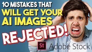 Why Adobe Stock Rejects Your AI Images - Don't Make These 10 Mistakes #adobestock #midjourney