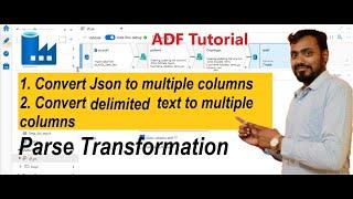 Parse Transformation in Azure Data Factory | Parse Transformation in adf | adf tutorial part 61