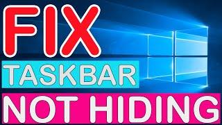 How to Fix Taskbar Not Hiding When Playing Games in Full Screen