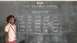 Reading words - Coined from the word EDUCATION/ Word formation activity