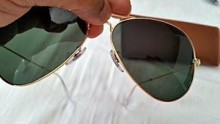 How to Spot Fake Rayban Aviator Sunglasses (highest grade fake RB 3025)