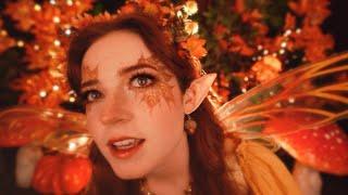 ASMR Curious Autumn Fairy (Can I touch your face?? Selling potions, Casting spells)