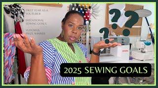  Reflecting on my FIRST YEAR as a YouTuber |  2025 Sewing Goals & Vlogmas Prize Winner