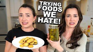 Trying to Like Foods We HATE - Merrell Twins