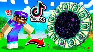 Je teste des HACKS TikTok 1.17 étranges sur Minecraft !