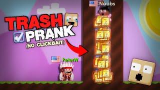 Trash Prank But I'm Rich.. (I Got Scammed!) | Growtopia