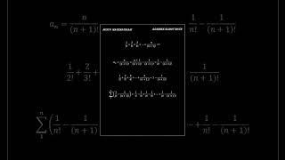 1.  formula isboti #summa #yig'indi #matematika #formula #maths #mathematics #algebra #proof