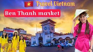 Du lịch Việt Nam khám phá chợ Bến Thành cuối năm 2023 vắng bóng khác Tây