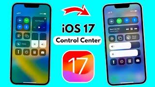 iOS 17 Control Center | How to Change Control Center on iOS 17 in iPhone- iPad (2023)