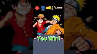 Luffy VS Naruto! Luffy Wins Of Course #shorts #onepiece #naruto #games #shortsgame