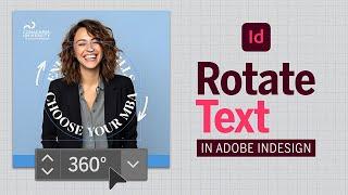 Learn how to create animated rotating text in Adobe InDesign