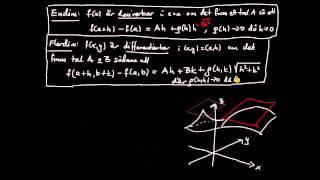 Differentialkalkyl (flerdim) del 5 - differentierbarhet