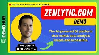 Zenlytic Demo // Modern Conversational AI-powered Business Intelligence Platform | Demohub.dev