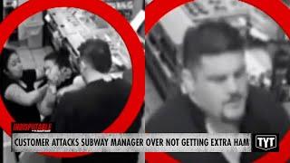 ENRAGED Customer Brutally Attacks Subway Manager Over Extra Ham