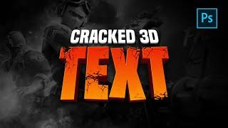 Cracked 3D Text in Photoshop - Tutorial by EdwardDZN