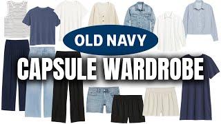 I Tried Buying A Capsule Wardrobe From OLD NAVY...