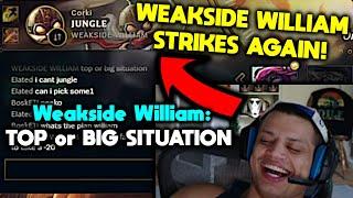 Tyler1 Laughs at Weakside William RUNNING DOWN Champion Select