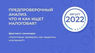 Предпроверочный анализ. Что и как ищет налоговая?