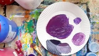 How to mix beautiful PURPLE color