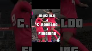 WOW!! MUSIALA+RONALDO+FINISHING #shorts #cristianoronaldo #musiala #efootball2025