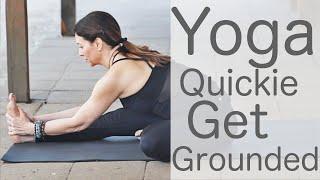 20 Minute Yoga Quickie: (Get Grounded Workout) | Fightmaster Yoga Videos